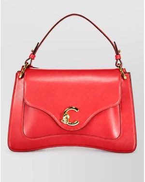 Coccinelle Leather Shoulder Bag - Red