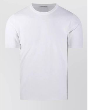 Roberto Collina Cotton Crew Neck Sweater - White