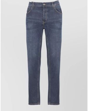 PT Torino Straight-Leg Denim Jeans - Blue