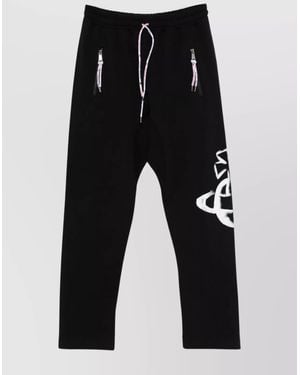 Vivienne Westwood Straight Graphic Print Pants - Black