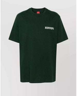 Ferrari Soft Cotton Jersey Short Sleeve T-Shirt - Green