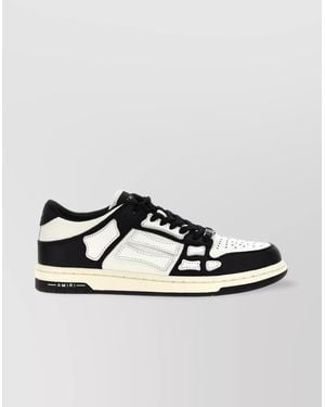 Amiri Leather Low-Top Trainers - Metallic