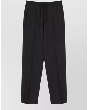 Valentino Cotton Chino Trousers - Black