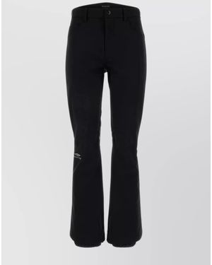 Balenciaga Stretch Nylon Flared Ski Pants - Black