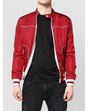Dolce & Gabbana Nylon Bomber Jacket - Red