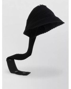 Homme Plissé Issey Miyake Pleated Crossbody Belt Bag Adjustable Strap - Black