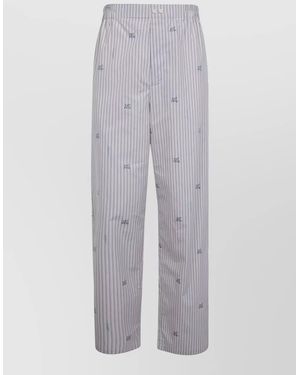 Jacquemus Cotton Pyjama Trousers - Grey