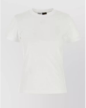 Loewe Cotton Paula Ibiza Short Sleeve T Shirt - White