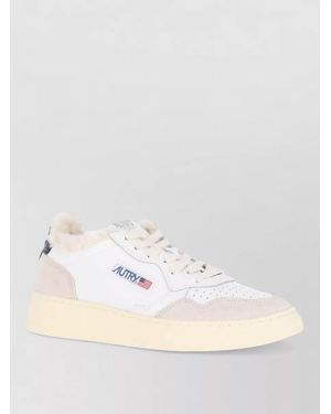 Autry Low Sneakers Casual Style Rubber Sole - Natural
