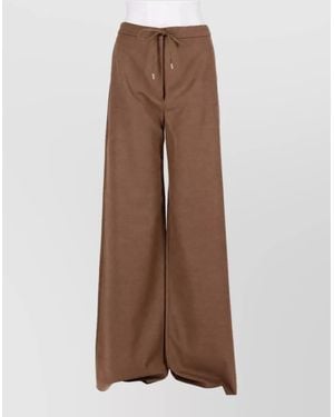 Max Mara Wide-Leg Trousers - Brown