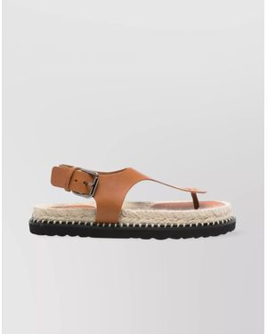 Castañer Leather Thong Sandals - Multicolor