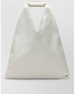 MM6 by Maison Margiela Japanese Small Tote Bag - White