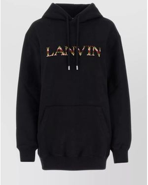 Lanvin Cotton Hoodie - Blue