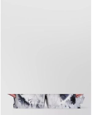 Amiri Relaxed Fit Double-Breasted Pinstripe Jacket - White