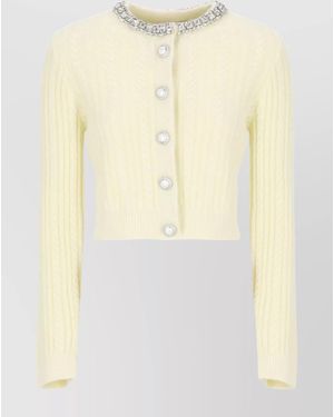 Self-Portrait Cardigans - Yellow