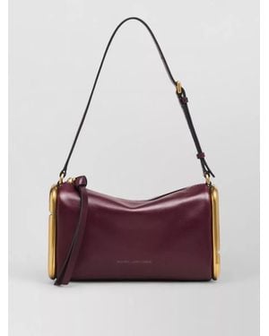 Marc Jacobs Small Leather Shoulder Bag - Purple