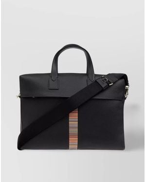 Paul Smith Folio Messenger Bag - Black