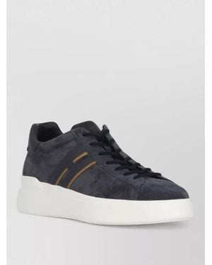 Hogan Leather Low-Top Trainers - Blue