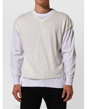 Dolce & Gabbana Flax Crewneck Tank Top - Grey