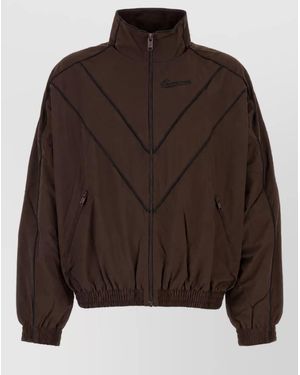 Willy Chavarria Nylon Padded Coat - Brown