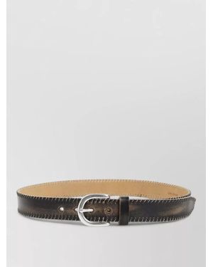 Our Legacy Leather Belt - Grey