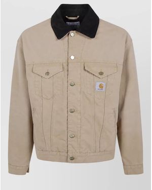 Carhartt Canvas Single-Breasted Jacket - Natural