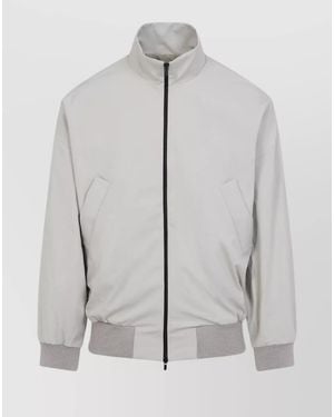 Fear Of God High Neck Lightweight Jacket - Grey
