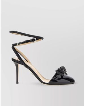 Mach & Mach Double Bow Court Shoes - Black