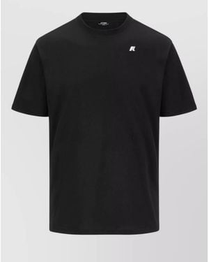K-Way Cotton Jersey Loose-Fit T-Shirt - Black