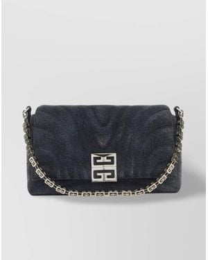 Givenchy Medium Denim Shoulder Bag - Blue