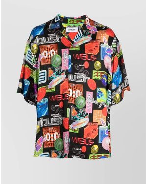 Ambush Graphic-Print Short-Sleeve Shirt - White