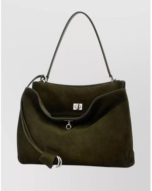 Balenciaga Medium Rodeo Handbag Top Handle - Black