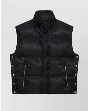 1989 STUDIO Puffer Jacket Without Sleeves - Black