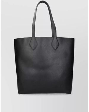 Ferragamo Leather Tote Bag - Black