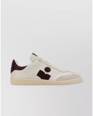 Isabel Marant Leather Low-Top Trainers - Natural