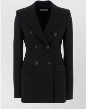 Sportmax Stretch Jersey Blazer - Black