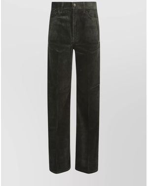 Polo Ralph Lauren Wide Leg Corduroy Pants - Black