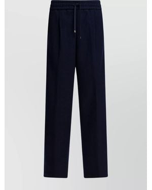 Circolo 1901 Wool Track Trousers - Blue