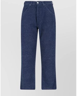 Vivienne Westwood Mid-Rise Straight-Leg Trousers - Blue