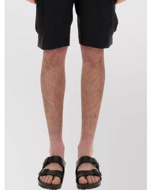 Parajumpers "Tuna" Cargo Pockets Knee Length Shorts - Black