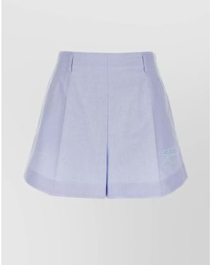 Givenchy Cotton Tailored Shorts - Purple