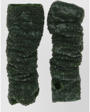 P.A.R.O.S.H. Sequined Gloves - Green