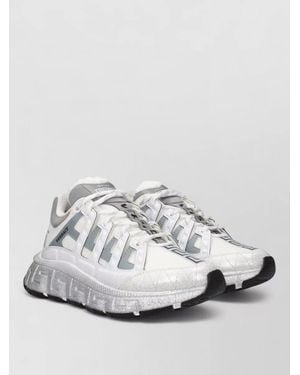 Versace Fabric Low-Top Sneakers - Metallic