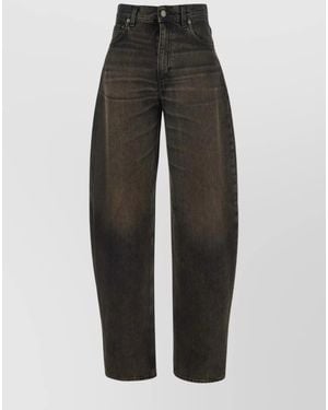 Haikure Denim Wide-Leg Pants - Multicolor