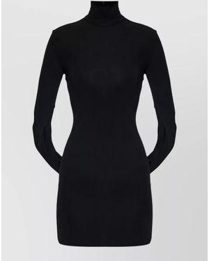 Alexander Wang Draped Mini Dress - Black