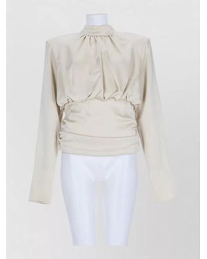 ROTATE BIRGER CHRISTENSEN Single-Breasted Blazer - White