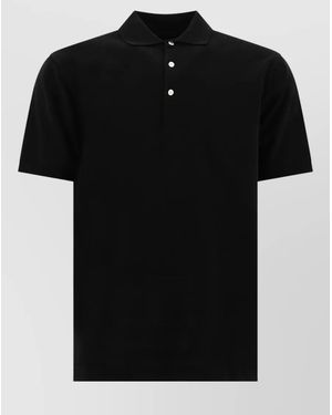 Beams Plus Cotton Polo Shirt - Black
