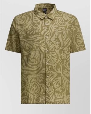 Patagonia Hemp Organic Cotton Shirt - Green