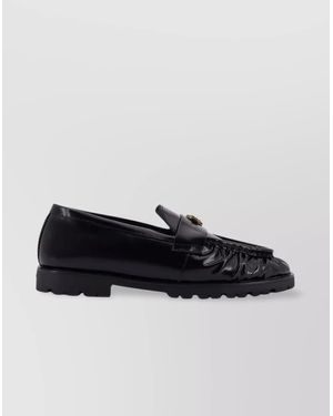 フラットシューズ PINKO BLACK LEATHER FLATS Pinko Leather Flats In Black | ModeSens