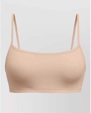 CALIDA Bustier Top Adjustable Straps Seamless Design - Natural